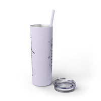 Happy Camper Skinny Tumbler with Straw, 20oz