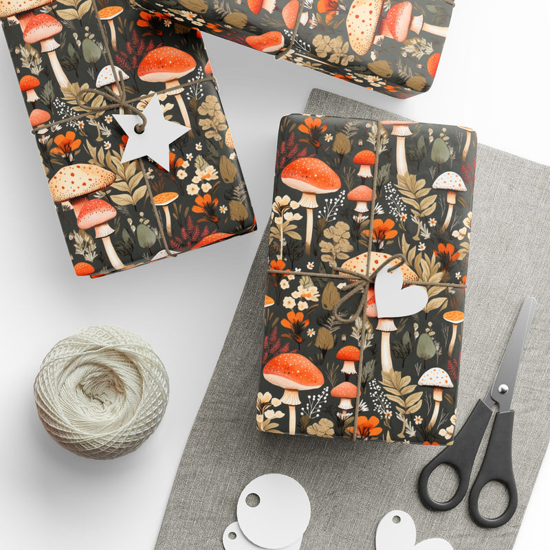 Mushroom Pattern Wrapping Papers