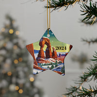 Arches National Park Ceramic Ornaments, 2-Side Print