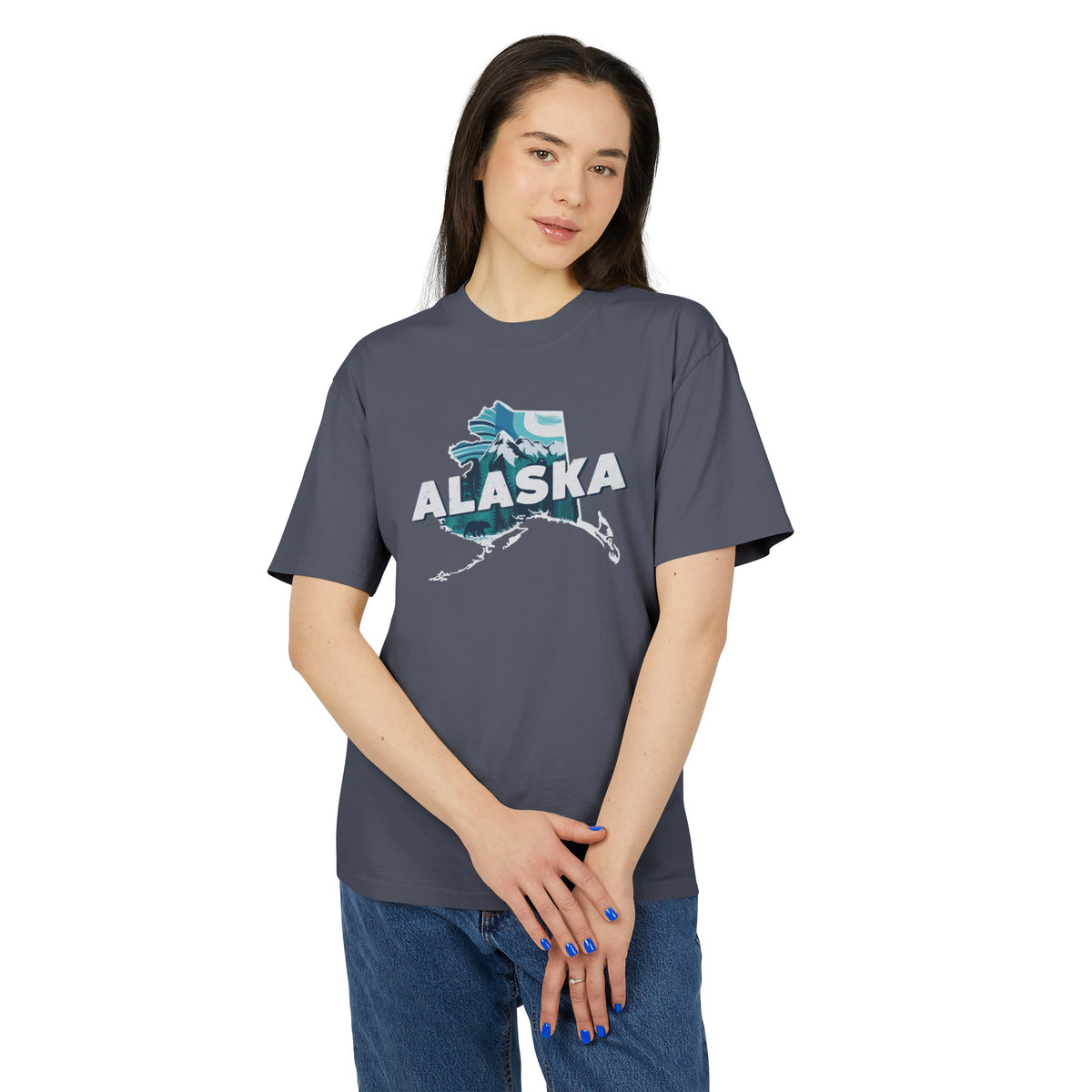 Alaska Retro Unisex Heavy Faded Tee