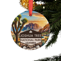 Joshua Tree Christmas Ornament with Ribbon