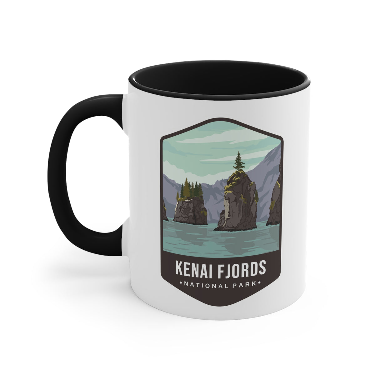 Kenai Fjords National Park Ceramic Coffee Mug