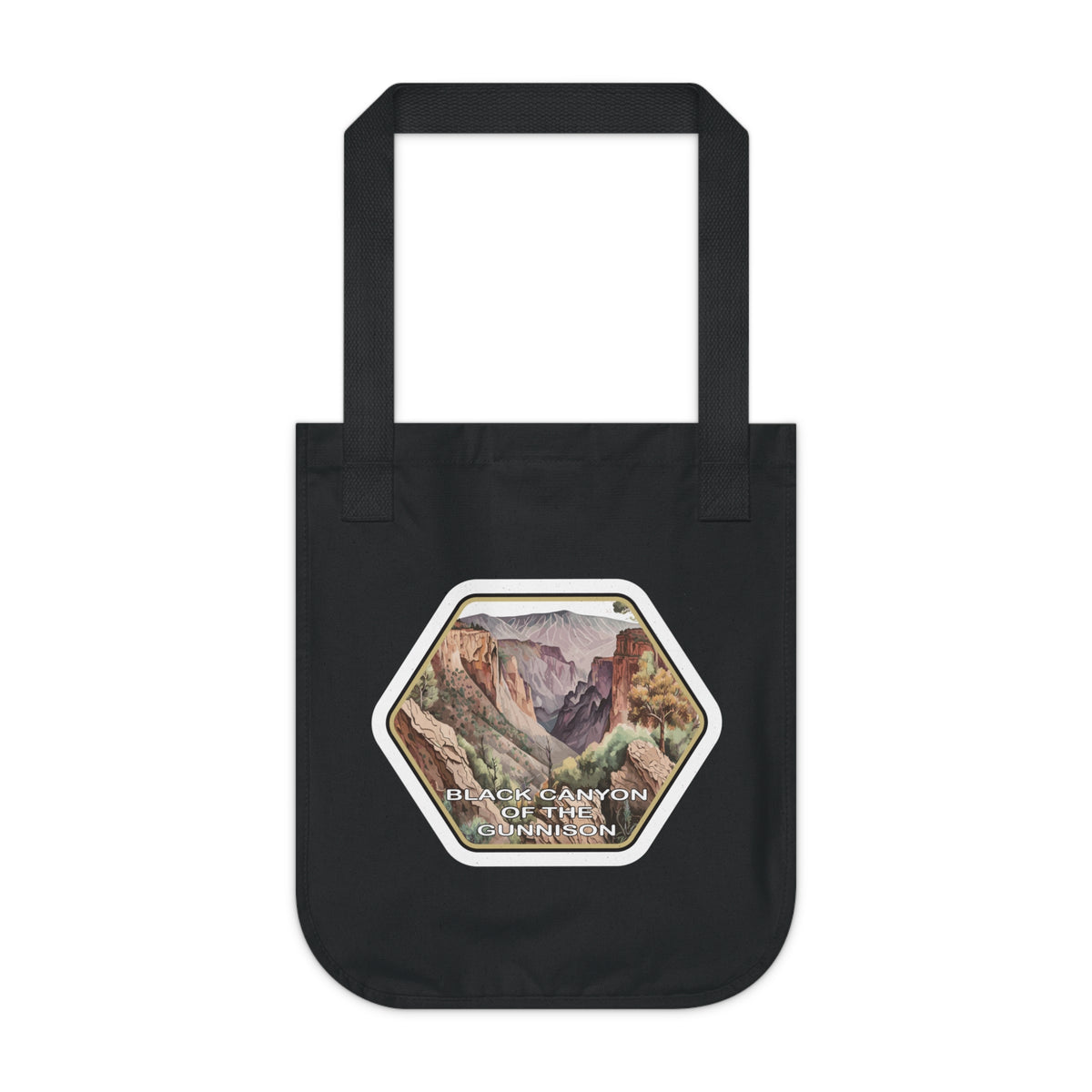 Black Canyon National Park Organic Canvas Tote Bag