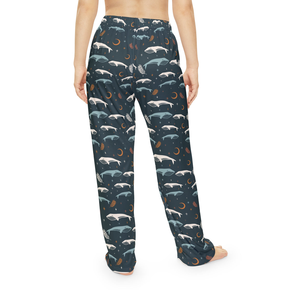 Whales Pattern Women's Pajama Pants