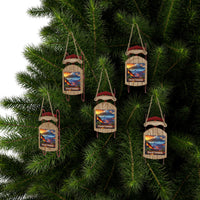 Hawaii Volcanoes National Park Christmas Sled Ornament