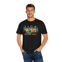 Zion National Park Souvenir T-Shirt with Mountain Scene