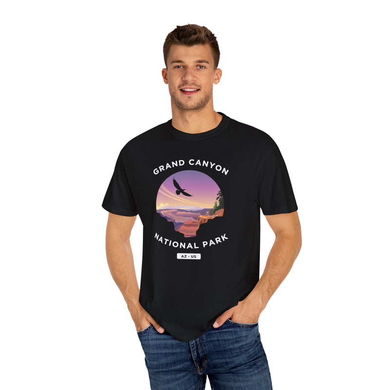 Grand Canyon Park Souvenir Tee with Bird Design