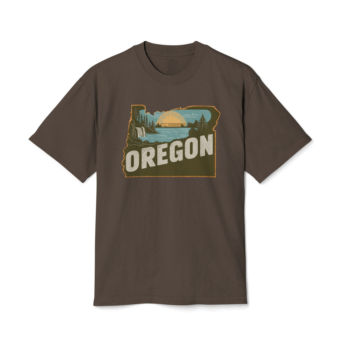 Retro Oregon State Unisex Heavy Faded Tee