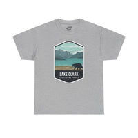 Lake Clark National Park T-Shirt with Bear and Mountain Lake Scene