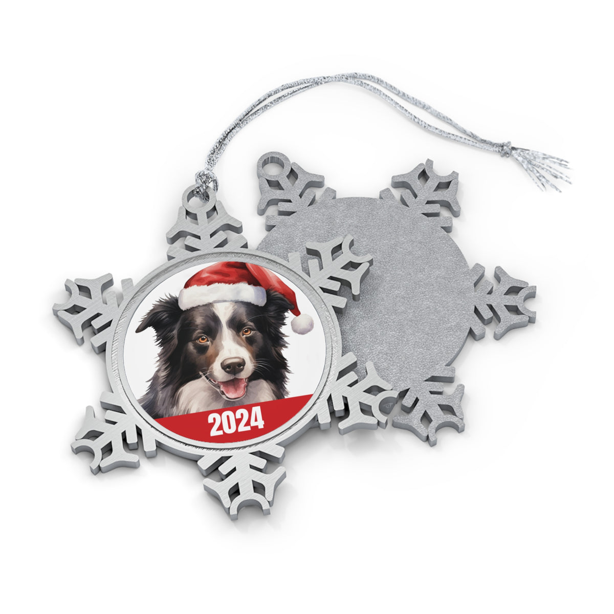 Border Collie 2024 Christmas Ornament