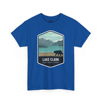 Lake Clark National Park T-Shirt with Bear and Mountain Lake Scene