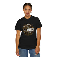 Mount Rainier Washington Souvenir Tee with Fireworks Design