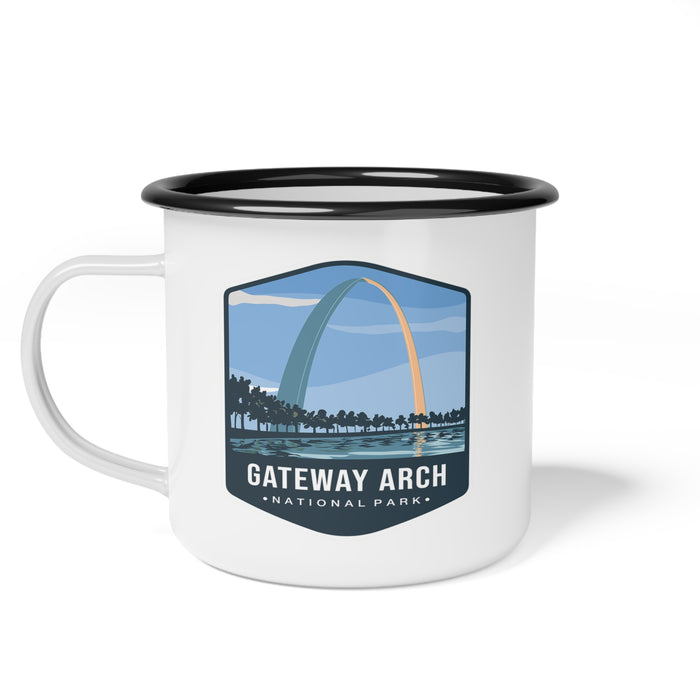 Gateway Arch National Park Enamel Camp Cup