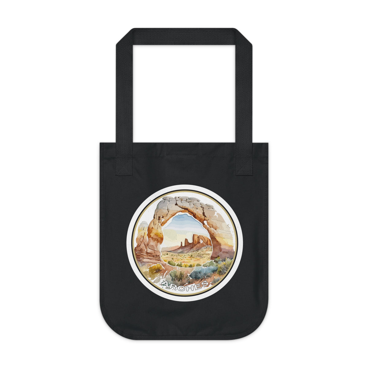 Arches National Park Organic Canvas Tote Bag