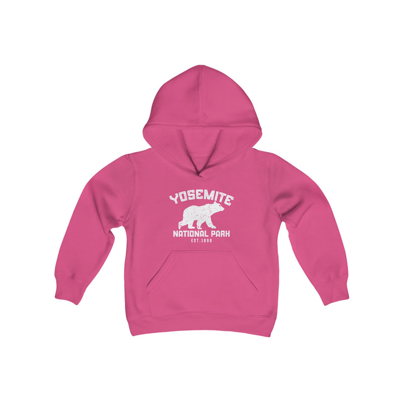 Yosemite Bear Youth Hooded Sweatshirt