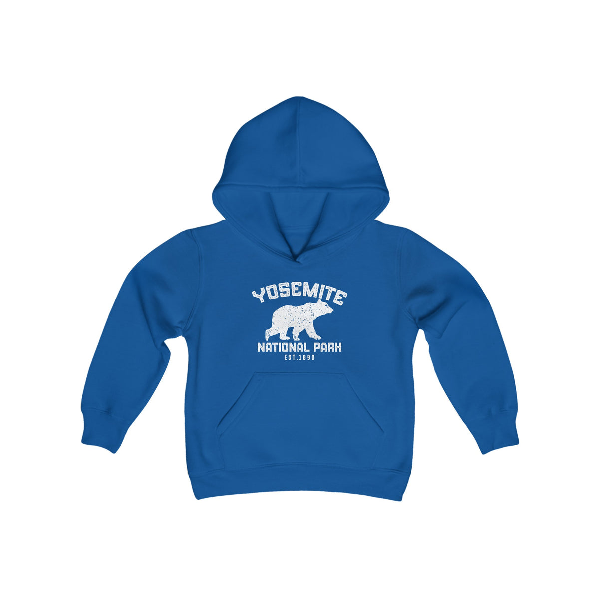 Yosemite Bear Youth Hooded Sweatshirt