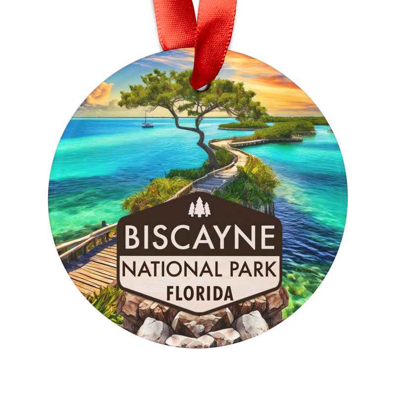 Biscayne National Park Acrylic Christmas Ornament