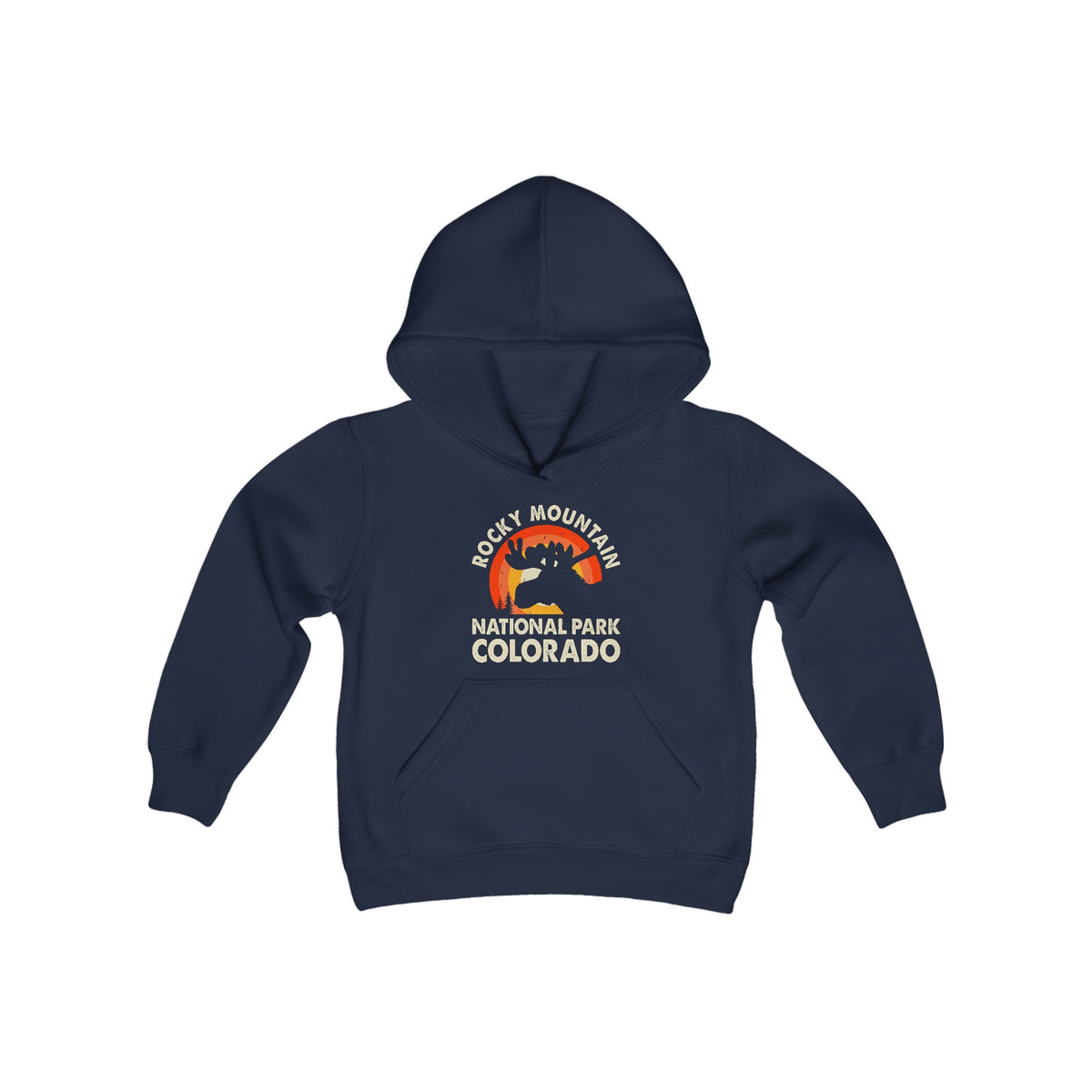 Rocky Mountain National Park Youth Hooded Sweatshirt