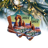 Arches National Park Ceramic Ornaments, 2-Side Print