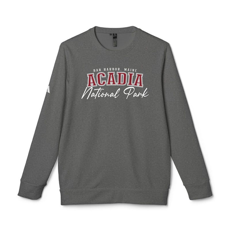 Acadia National Park adidas Unisex Fleece Crewneck Sweatshirt