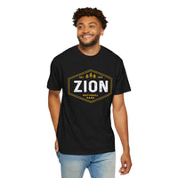 Zion National Park Souvenir T-Shirt with Badge Design