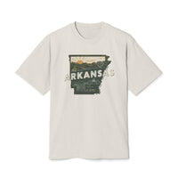 Arkansas Retro Unisex Heavy Faded Tee