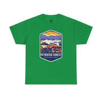 Petrified Forest National Park T-Shirt with Vibrant Landscape Illustration