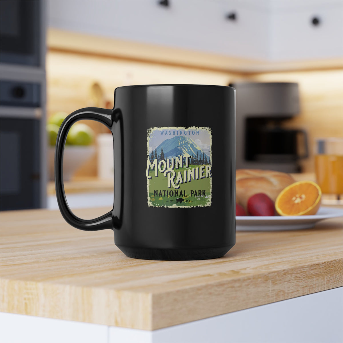 Mount Rainier Vintage Mug Souvenir