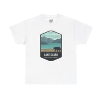 Lake Clark National Park T-Shirt with Bear and Mountain Lake Scene