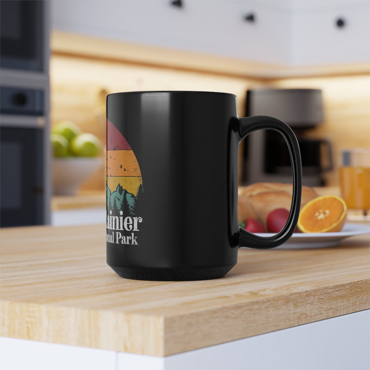 Mount Rainier Sunset Mug Souvenir