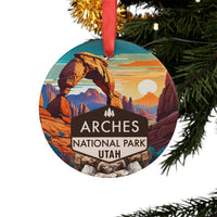 Arches Christmas Ornament with Ribbon