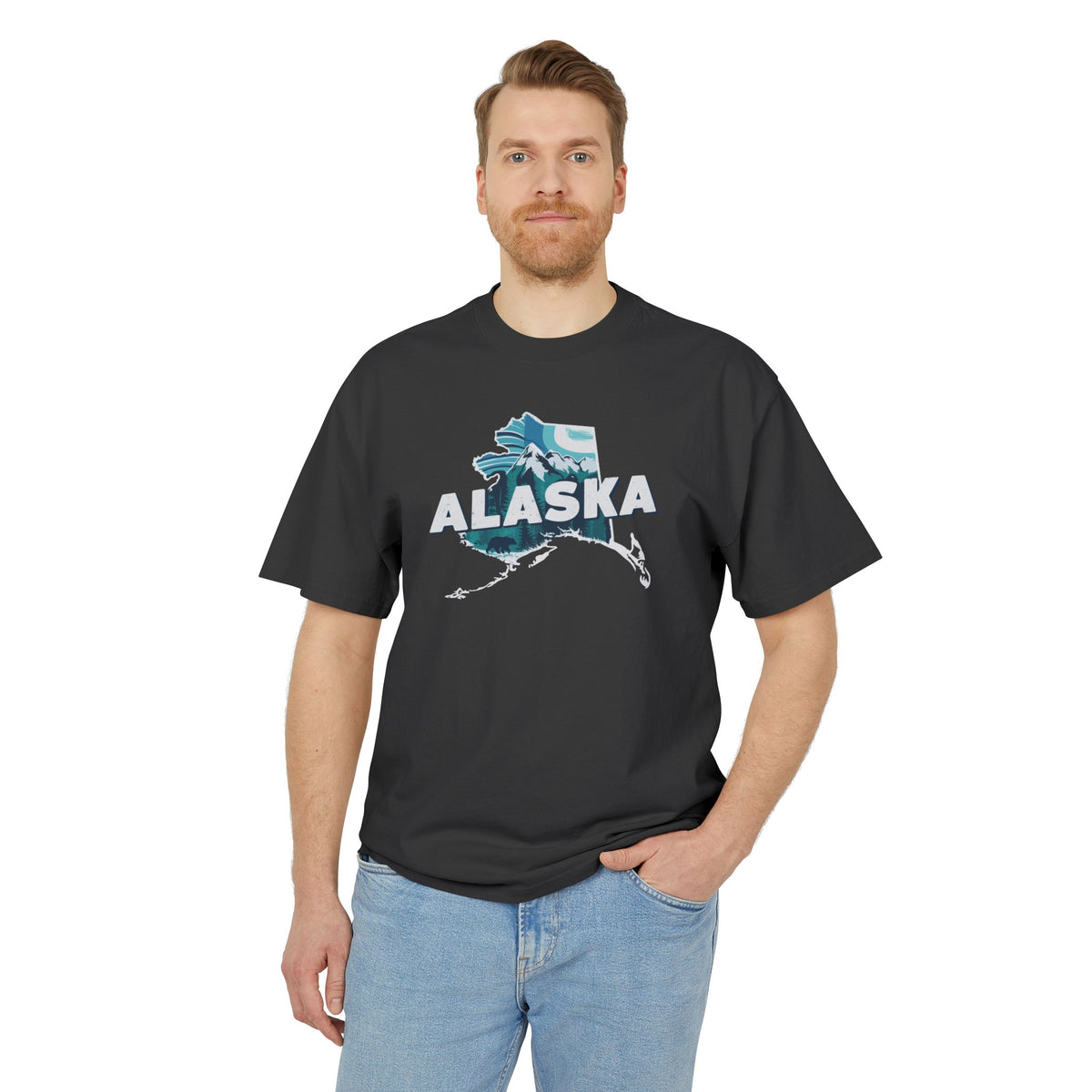 Alaska Retro Unisex Heavy Faded Tee