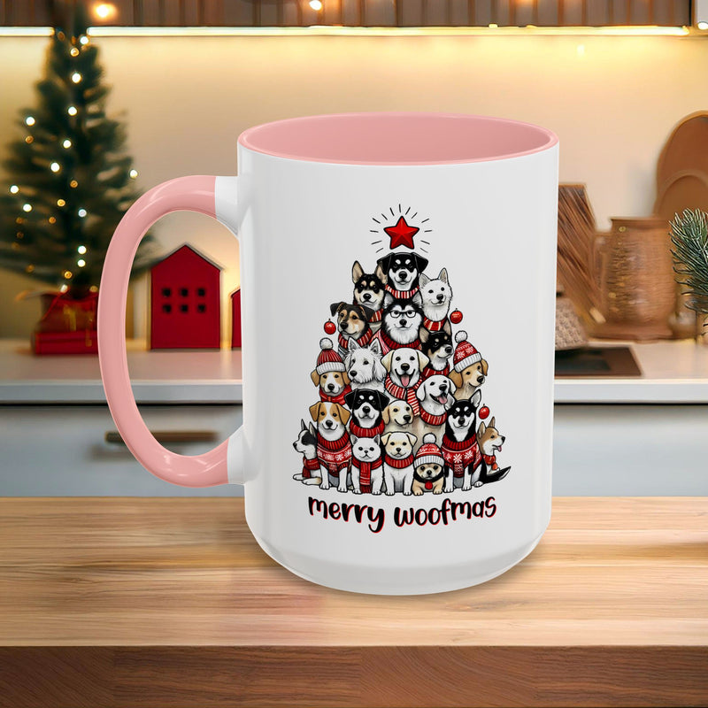 Merry Woofmas Dog Lover Christmas Mug