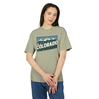 Colorado Retro State Unisex Heavy Faded Tee