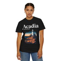 Acadia National Park Souvenir Tee with Lighthouse