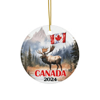 Canada Ceramic Ornament, 2024 Canada Moose Keepsake Souvenir With Free Shipping