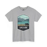 Lake Clark National Park T-Shirt with Bear and Mountain Lake Scene