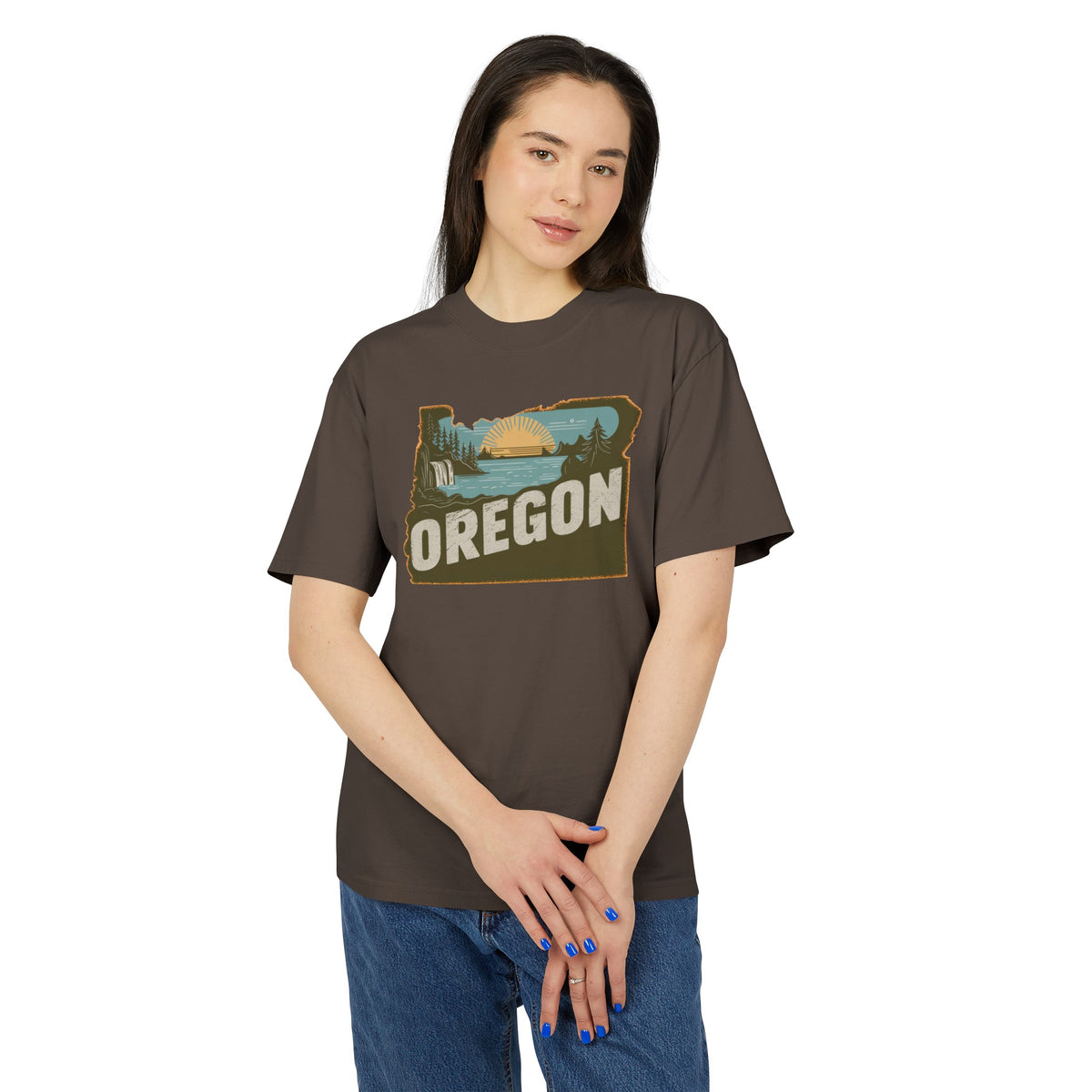 Retro Oregon State Unisex Heavy Faded Tee