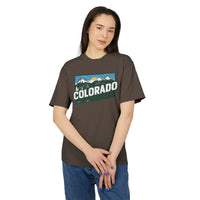 Colorado Retro State Unisex Heavy Faded Tee