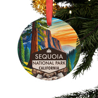 Sequoia Christmas Ornament with Ribbon