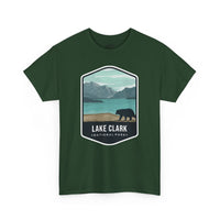 Lake Clark National Park T-Shirt with Bear and Mountain Lake Scene