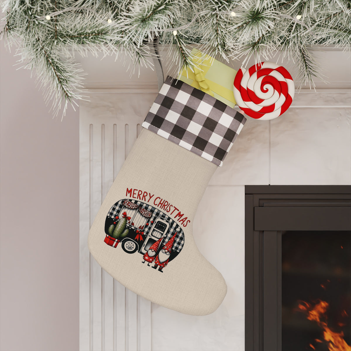 Camping Christmas Stocking