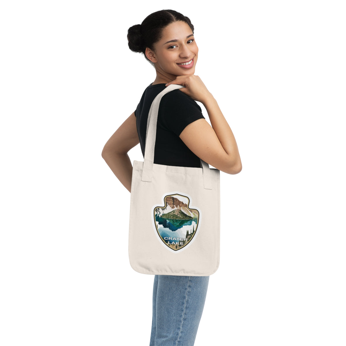 Crater Lake National Park Organic Canvas Tote Bag