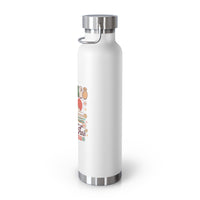 Image of a stainless steel water bottle featuring a design from Arches National Park in Moab, Utah.