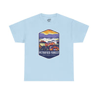 Petrified Forest National Park T-Shirt with Vibrant Landscape Illustration