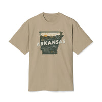 Arkansas Retro Unisex Heavy Faded Tee