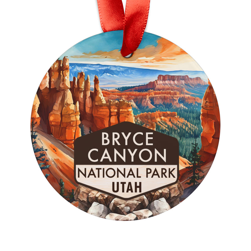 Bryce Canyon Christmas Ornament with Ribbon