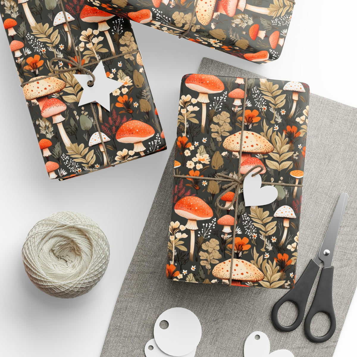 Mushroom Pattern Wrapping Papers