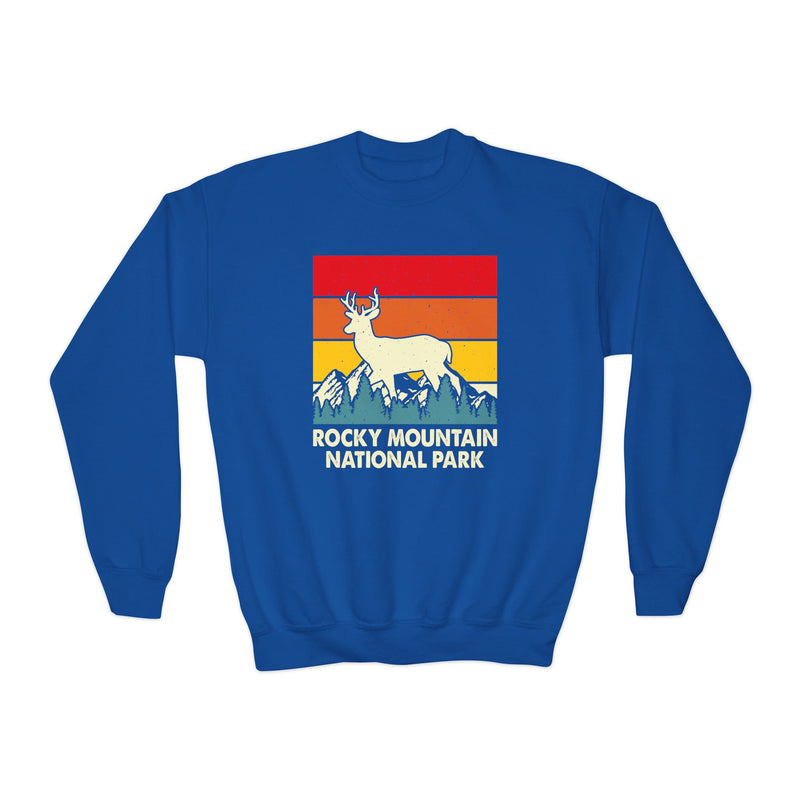 Rocky Mountain National Park Kids' Unisex Crewneck Sweatshirt