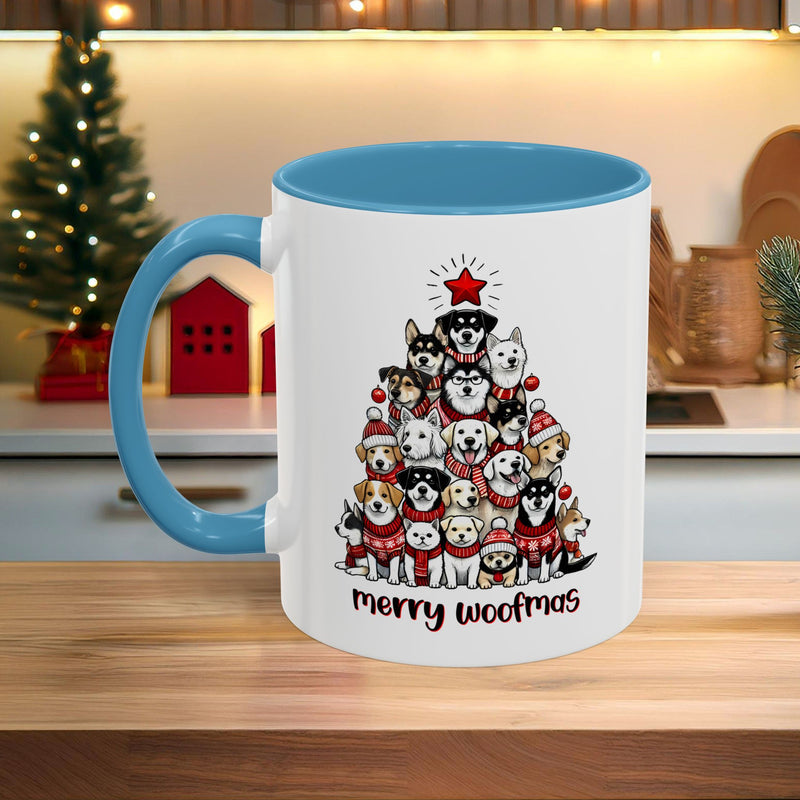 Merry Woofmas Dog Lover Christmas Mug